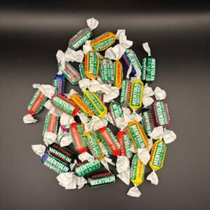 caramelos mentolines sin azúcar. todos los sabores